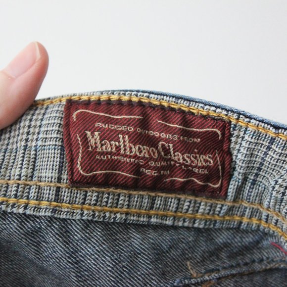 Marlboro Classics Blue Jeans Size 30x34 - Picture 7 of 9